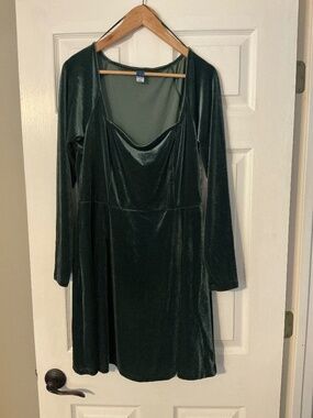 Old Navy | Dresses | Old Navy Teal Scoop Neck Short Sleeve Knee Length Dress Large